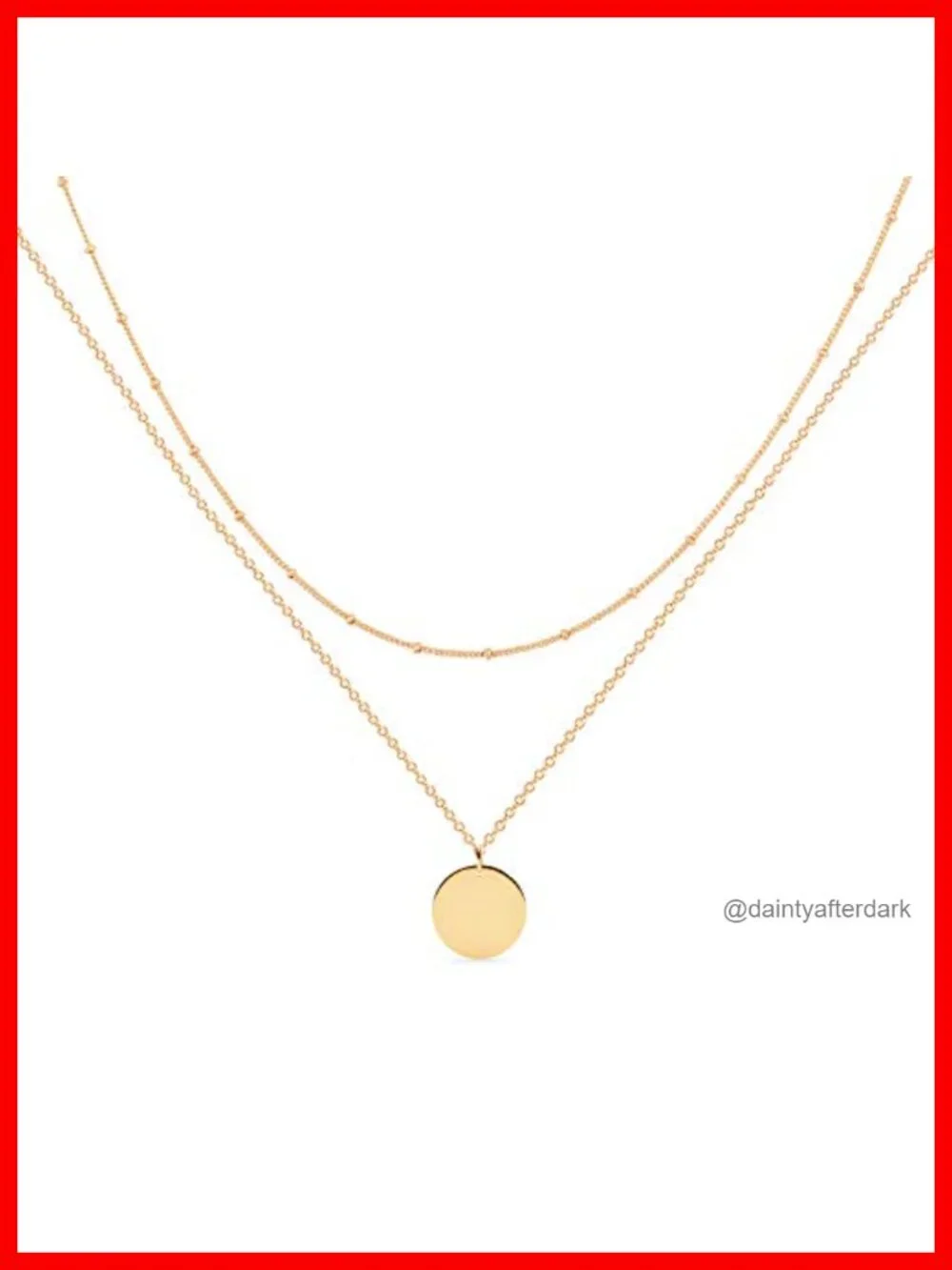 Layered Heart Necklace Pendant 18k Gold Plated Dainty Gold Choker Arrow Bar